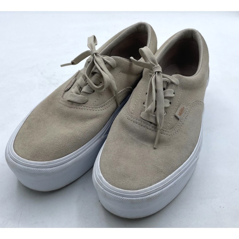VANS Old Skool Off The Wall Unisex Platform Sneakers Sz W10 /M 8.5 Beige| Tan